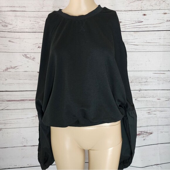 Do+Be Black Tie Long Sleeve Shirt Small NWT - Picture 3 of 6